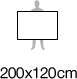 200x120cm